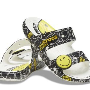 Classic Crocs SmileyWorld Sandals Men’s Size 9 - Women’s Size 11 - NWT